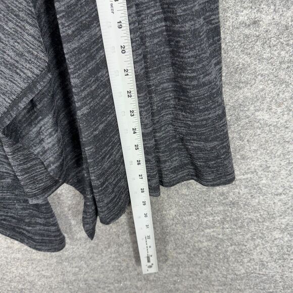 LOGO by Lori Goldstein Top Women L Large Black Open Front Sleeveless Wide Strap - Picture 5 of 6